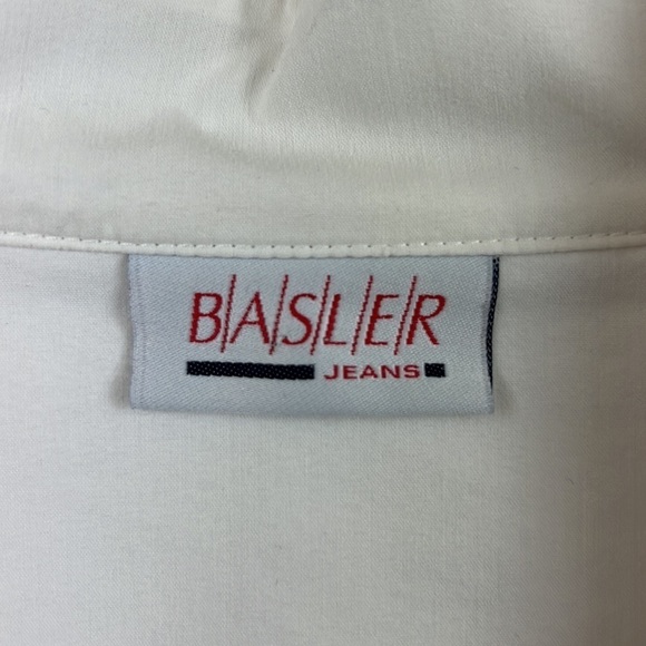 Basler Jeans White Button Up Collared Shirt - Picture 3 of 11